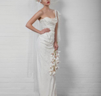 Lace overlay long Ball tie 