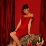 Sexy red dress